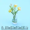 Novo Vaso de Margarida Luminoso para Carro DIY Criativo Ornamento de Mesa Tendência Vaso de Gipsofila Artificial