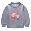Suéter de punto para niños y niñas 2023 nueva ropa de primavera y otoño ropa infantil cerdo de dibujos animados Bebé Niño niña pequeña manga larga moda