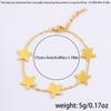 Pulseira DIY de Contas de Arroz de Aço Inoxidável para Meninas Moda High-end Simples Luxo Leve Cor Versátil Resistente à Cor Pulseira DIY