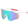 Óculos de sol esportivos coloridos para ciclismo masculino e feminino, óculos de sol para atividades ao ar livre, óculos de montanhismo, óculos esportivos à prova de vento coloridos transfronteiriços europeus e americanos