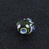Cuentas de vidrio antiguas de cuatro ojos DIY accesorios para pulsera colgante regalo cuentas de vidrio vintage hechas a mano