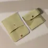 Bolsas de Joias Escovadas de Microfibra para Armazenamento de Colares, Anéis e Brincos, Atacado em Estoque, Suporta Faturamento, Suporta Etiquetas Personalizadas por Transferência Térmica