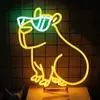 Amazon Temu Comercio Exterior Transfronterizo Animal Cachorro Gatito Luz Decorativa LED Neón Producto Estándar Venta Caliente Personalización