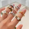 Nuevo Anillo Iris de Diamante de Alto Carbono con Patrón de Hierba Tang Estilo Chino Apertura para Mujer Diseño de Nicho Sentido del Diseño Anillo de Bambú