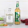Garrafa de Bebida de Suco de Café de Extração a Frio 250ml Celebridade da Internet Estilo Ins com Tampa Garrafa de Vidro para Bebida Fria Feliz Chá Garrafa Pequena de Vinho