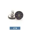 Artefacto ajustador de cintura botón sin clavos 17mm Pantalones de mezclilla cintura Gran Cambio Pequeño desmontable ajustable sin costuras botón de metal