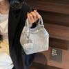 Bolsa Pequena Estilo Western Elegante Bolsa Balde Feminina 2025 Nova Bolsa de Mão Versátil Bolsa Transversal de Ombro da Moda
