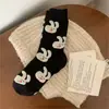 Calcetines de Lunares de Dibujos Animados de Conejo Japonés para Primavera y Verano Calcetines de Media Caña para Mujer Calcetines Lindos para Niña Otoño e Invierno Dulces Combinan con Todo Universitarios