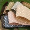 Cinta de puntos blancos, accesorios para el cabello, material de bricolaje, adorno para ropa, sombrero, ramo, embalaje, cinta de algodón y poliéster impresa