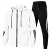 Nuevo Conjunto de Sudadera de Moda Europea y Americana Primavera/Otoño 2023 Traje Deportivo Casual Elegante para Hombre con Pantalones Largos