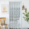 Cortina de Porta de Renda Estilo Ins Verão Ventilada Anti-Mosquito Cortina de Porta Sem Furos Haste de Desgaste Divisória de Quarto Cortina Longa Transfronteiriça