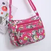 Bolso Cruzado Casual, Bolso Multicapa, Bolso Grande de Tela Oxford para Madre, Mochila para Personas de Mediana Edad, Bolso Cruzado de Lona para Teléfono Móvil