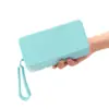 Bolsa de Silicona, Bolsa de Almacenamiento de Silicona, Bolso de Mano Portátil de Gran Capacidad de Silicona, Billetera de Silicona, Neceser de Silicona