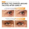 Crema para Ojos Quiyum Cúrcuma Vitamina C Transfronteriza Nuevo Producto 20g Hidratante e Hidratante Empaque en Inglés Venta al por Mayor en Stock