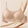 Sutiã Push-Up Cruzado nas Costas para Meninas Confortável e Respirável Lindo Costas Mostrando Top Tubo Pequeno Roupa Íntima Sem Costura Shantou