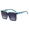 Estilo Coreano Nuevo Estilo de Celebridad de Internet Montura Grande Decorativa Adelgazamiento Facial Protección Solar Moda Versátil Gafas de Sol Vacaciones