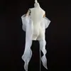 Vestido de Novia con Mangas de Mano y Lazos, Estilo Hada, Sencillo y Casual, Mangas de Organza Relajadas, Mangas para Vestido de Novia