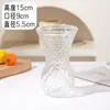 Adornos de Florero de Celebridad de Internet de Gama Alta Estilo Ins Gris Adornos de Florero Hidropónico para Sala de Estar Decoración del Hogar Florero Transparente