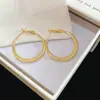 Pendientes de Aro Grandes con Pasador de Plata 925, Lujo Ligero, Sensación de Alta Gama, Estilo Dulce y Fresco Único, Pendientes de Otoño e Invierno, Pendientes de Aro de Diseñador de Nicho
