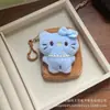 Monedero de felpa de gato de dibujos animados lindo y adorable, funda para auriculares, bolsa de almacenamiento y accesorio - un imprescindible para el uso diario