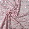 Em estoque do Fabricante: Tecido Bordado com Lantejoulas e Miçangas Coloridas para Vestidos Qipao e Vestes de Gala, Disponível em Várias Cores