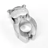 Desconto por Item em Estoque: Molde de Aço Inoxidável de Cachorro com Boca Grande Fofo, Cachorro Bobo, Molde de Biscoito de Cachorro Guloso, Cortador de Fondant para Confeitaria