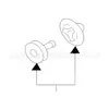 30653441 Es Adecuado para Volvo C70 Xc60 Xc70 Xc90 Placa Protectora de Reposapiés de Coche Clip de Placa de Recorte de Maletero