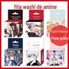 Fita Washi de Anime, Feitiço Quebra-Nuvens, Mar que Drena a Alma, Disfarce Jojo, Exame de Admissão à Faculdade, Coleção de Adesivos para Planner Estilo Japonês