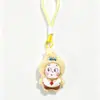 Pingente fofo em formato de estrela de desenho animado, charme feminino para celular e bolsa, decoração de chaveiro, presente de brinquedo de pelúcia