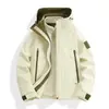 Chaqueta Exterior para Hombres y Mujeres, Forro Interior Desmontable Tres en Uno, Juego de Dos Piezas, Cortavientos e Impermeable, Chaqueta Casual para Montañismo