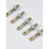 Resorte de tracción con gancho estante de mil capas tornillo con tuerca duradero buena elasticidad acero inoxidable tipo universal