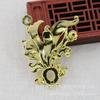 Accesorios para Joyería Hechos a Mano DIY Cuerpo Principal Pasador Corona de Pelo Cobre Conservante del Color 50*42mm Pez Koi Material Hecho a Mano B3327