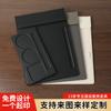 Carpeta de tablero A4 de cuero de alta calidad para oficina, clip para notas A5, bloc de escritura para reuniones de negocios de hotel, logotipo personalizado