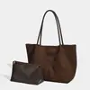 Bolsa grande de estampa de leopardo para mulheres, nova bolsa de ombro vintage simples para outono e inverno de 2026, bolsa tote versátil para o dia a dia