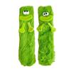 Calcetines Divertidos Feos Lindos para Mujer de Felpa Linda Expresión Bolsa Vellón de Coral Engrosados Cálidos para el Hogar Mao Mao Calcetines de Piso para Dormir