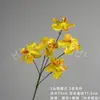 Yellow Artificial Flower Bouquet Wedding Scene Rose Butterfly Orchid Floral DIY Materials Decoration Props