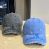 Nueva Gorra de Pico de Pato Estilo Coreano 2025 para Mujer, Adelgazante del Rostro, Vintage Desgastada, Sombrero de Sol Versátil de Moda, Gorra de Béisbol para Hombre Tendencia