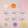 6PCs grande flor de ameixa cinco pétalas flor plástico corte molde conjunto açúcar bolo flor DIY cozimento decoração molde