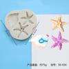 Molde de Silicone para Bolo Flip Estrela do Mar Concha diy Chocolate Ponto de Gelo Forma Decorativa para Assar Bolo