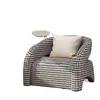 Cadeira tigre da moda, sofá de um lugar, sofá de luxo leve para sala de estar/varanda de designer, adequado para apartamentos pequenos, sofá de lazer de alta qualidade