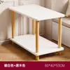 Mesa de Centro Nórdica Sala de Estar Apartamento Pequeño Mesa Lateral para Sofá Casa de Alquiler Dormitorio Estante de Almacenamiento de Mesita de Noche Mesa Cuadrada Gabinete Lateral Simple
