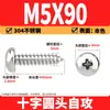 Tornillos Autorroscantes Phillips Cabeza de Lenteja de Acero Inoxidable 304 Clavos Autorroscantes Cabeza de Lenteja PA Tornillos de Rosca para Madera M1M2M3M4M5-M8