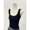 Colete Renda Quadrado Doce Feminino Verão Pura Desejo Cobertura Interna Para Seios Redutor de Idade Alça Superior Roupa Externa Top Curto Costas Bonitas