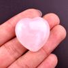 Cristal Rosa Natural Pedras Inspiradoras Pedra de Poder 30 Pedra de Inspiração para o Amor Acessórios de Coração Atacado