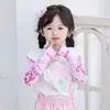 Mangas de Proteção Solar de Gelo para Crianças Sanrio My Melody para Meninas, Mangas de Gelo Finas e Frescas para o Verão, Mangas de Seda de Gelo Refrescantes para Proteção Solar para Meninas