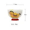 Taza Maestra Cerámica de Pie Alto con Borde Floral Hecho a Mano, Caja de Regalo de Juego de Té de Taza Única, Taza de Degustación