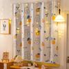 Cortinas Mágicas de Cinta Adhesiva sin Taladro para Ventanas Pequeñas de Cocina, Opacas Completamente, Impermeables, a Prueba de Aceite, Cortinas Parasol