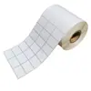 Etiqueta autoadhesiva removible de alta calidad etiqueta de papel de cobre removible impresión de etiquetas adhesivo de cobre removible en blanco sin residuo adhesivo