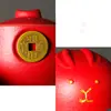 Año del Conejo Tesoro de la Suerte Festivo Tetera Dos Tazas Set de Té de Viaje Taza Rápida para Invitados Portátil Buen Almacenamiento Regalo para Amigos