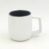 Caneca quadrada de cerâmica bicolor fosca interna e externa personalizada multicolorida de grande capacidade copo de água